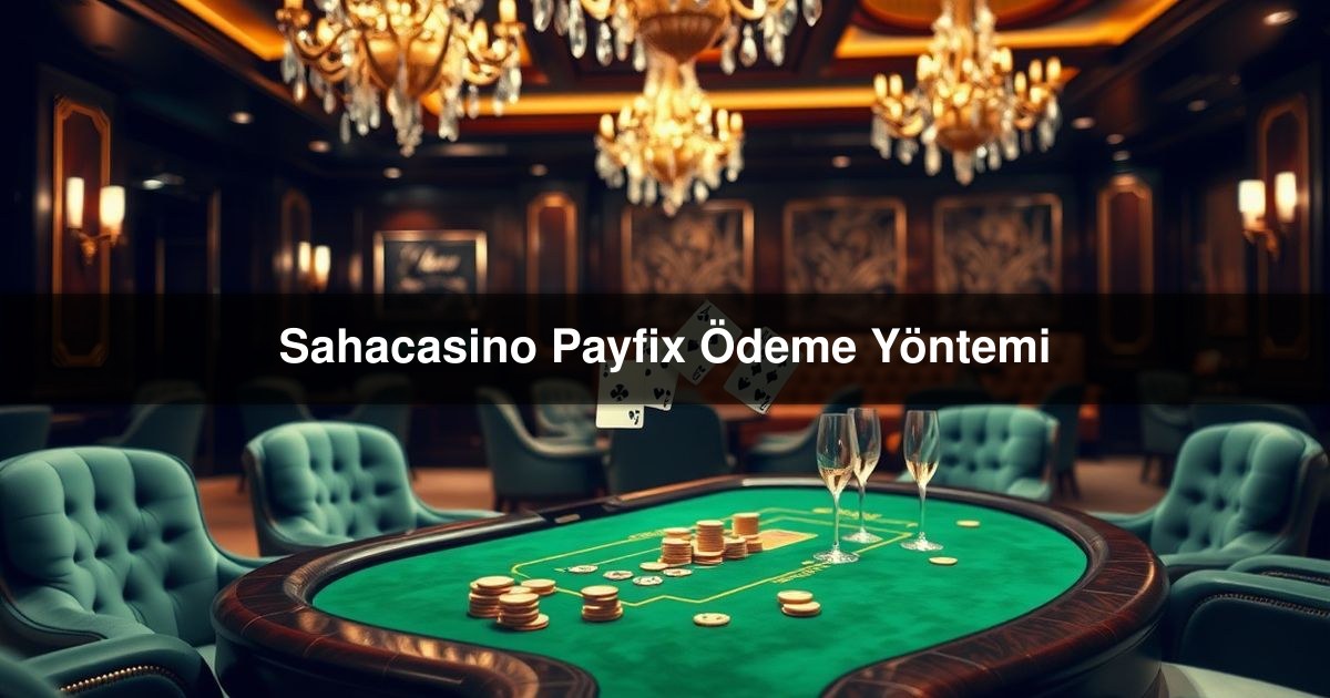 Sahacasino Payfix