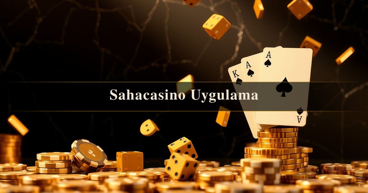 Sahacasino Uygulama