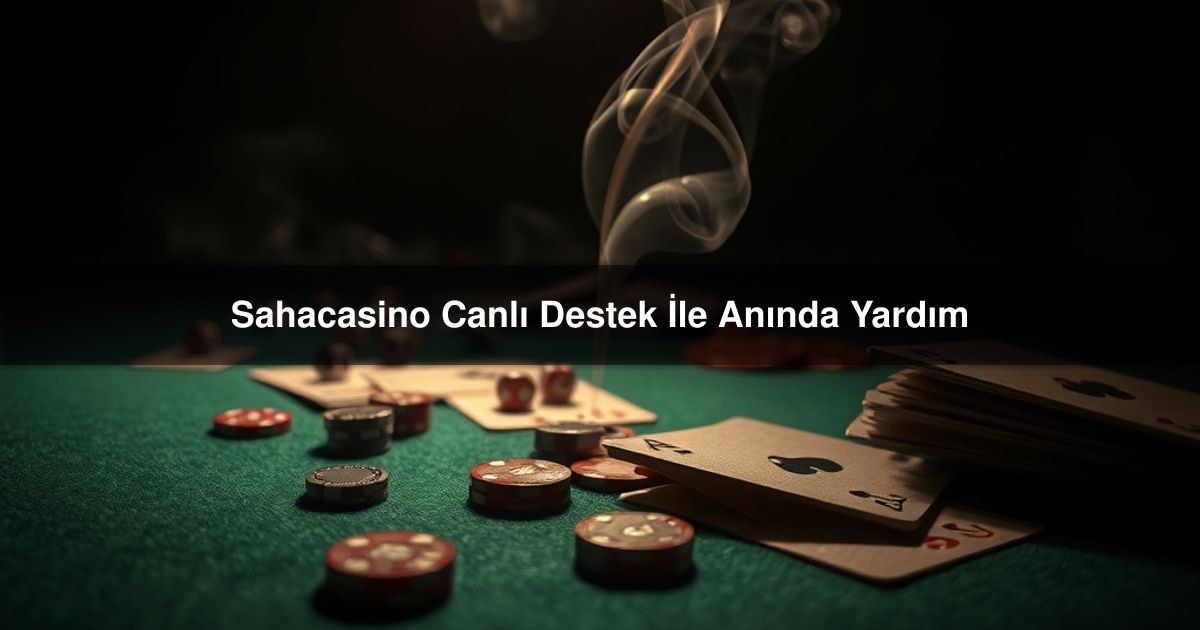Sahacasino Canlı