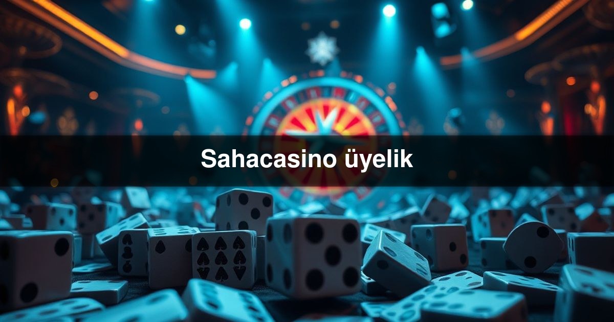 Sahacasino üyelik